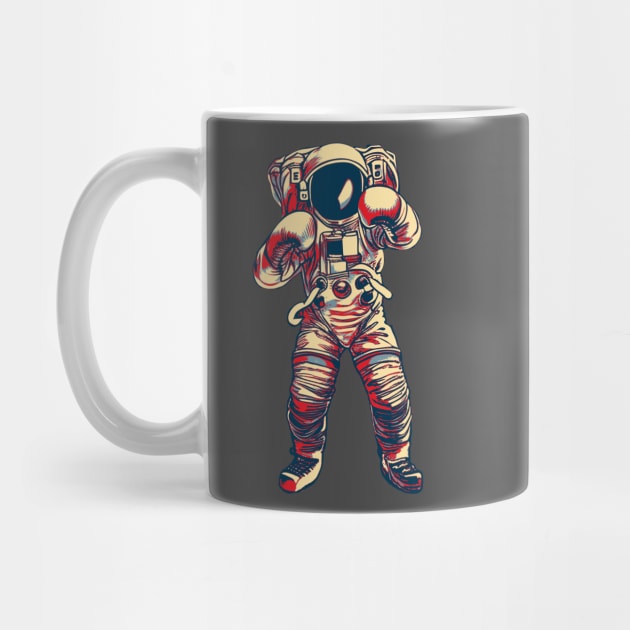 Boxing Astronaut by DesignArchitect